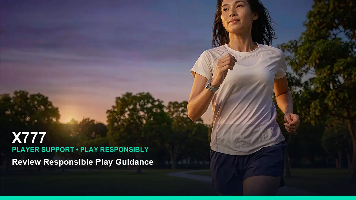 X777 high-energy play responsible gaming guide in a balcony break layout for Philippine players