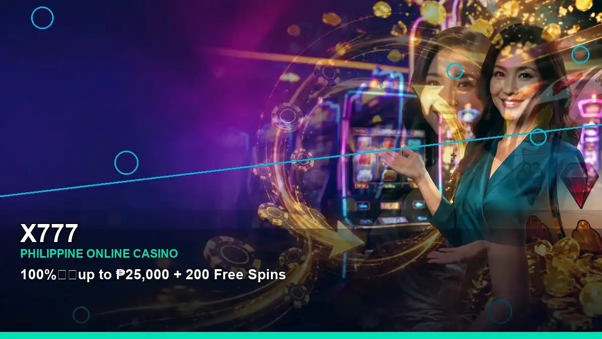 X777 high-energy mobile casino first deposit rewards in a wide-action layout for Philippine players