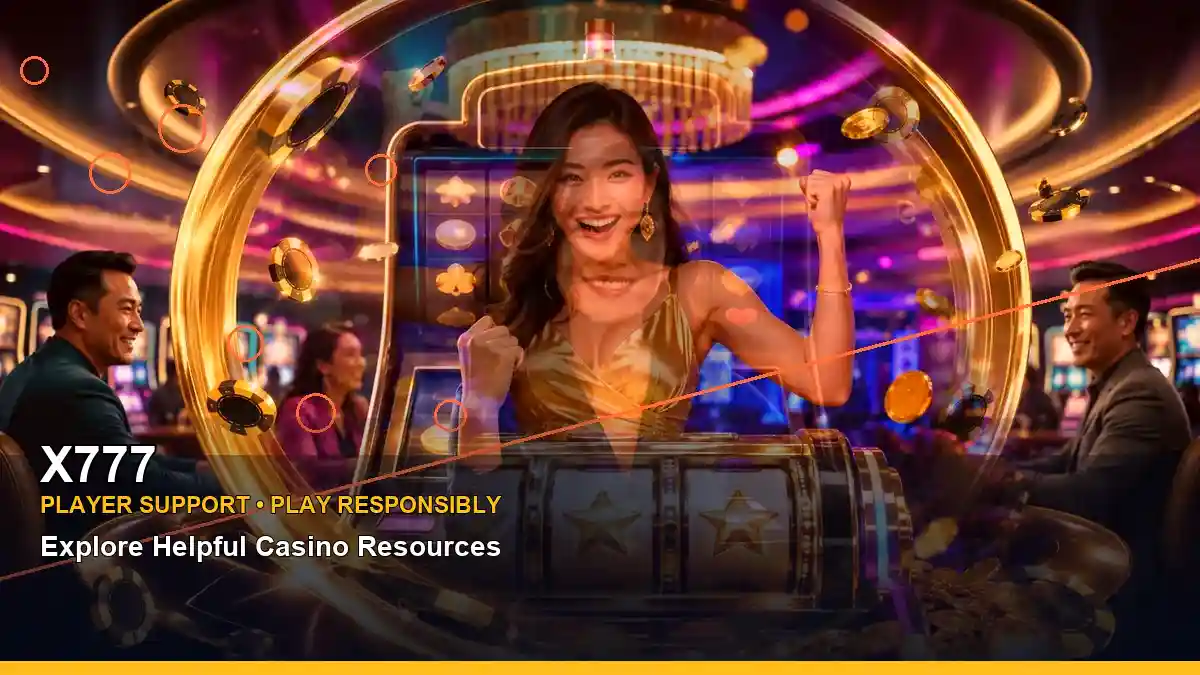 X777 centered reels casino bonus games highlighting mobile-friendly casino play