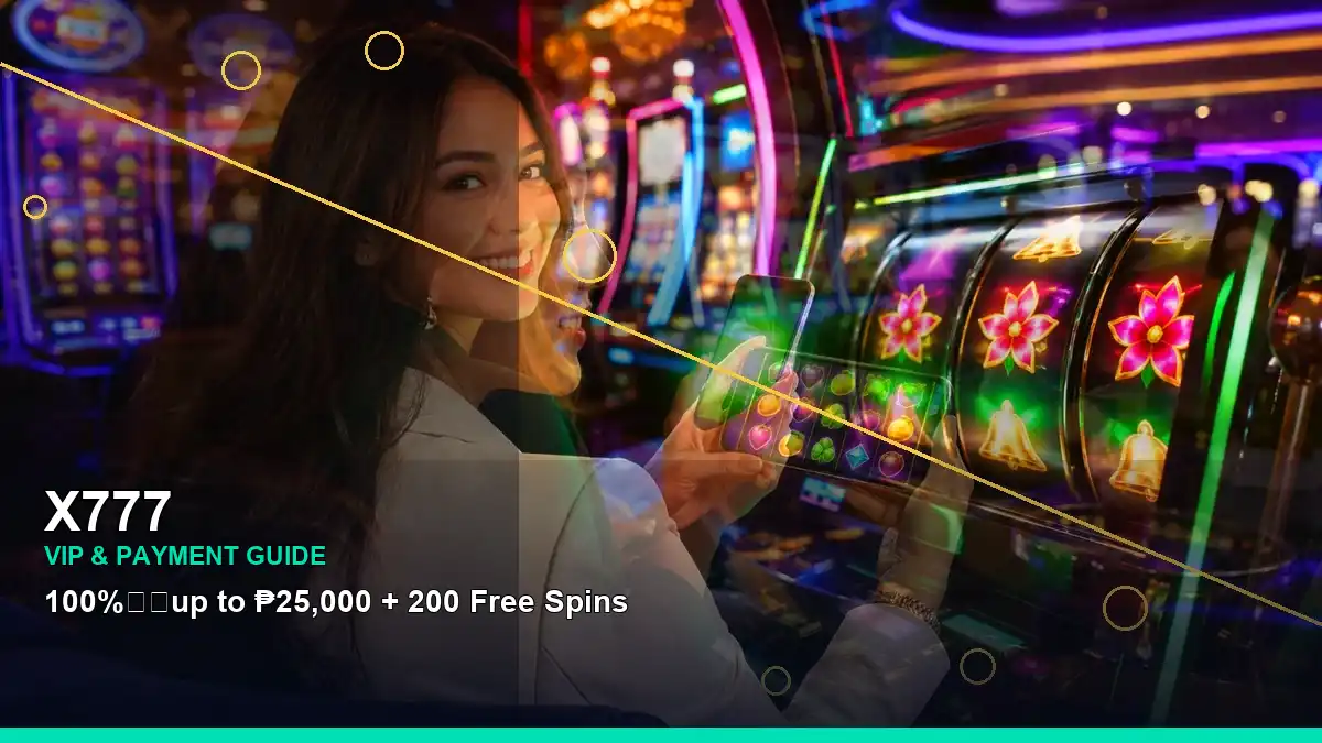 X777 high-energy coins casino cashback rewards in a left-diagonal layout for Philippine players